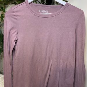 Mudd long sleeve thin purple shirt.